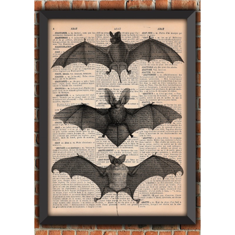 Cosplay Bat Prop - Szkielet Nietoperza Mroczny Gotyk Dziwny Straszny