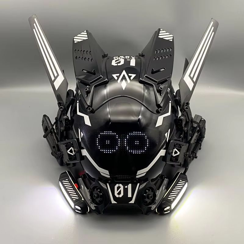 Maska Cyberpunk Cosplay Mech S – Cosplay Prop Display recenzja i cena