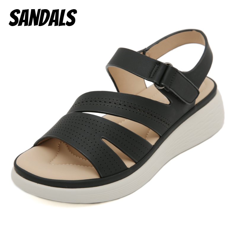 Nowe letnie damskie sandały na – Velcro Hook Loop recenzja i cena