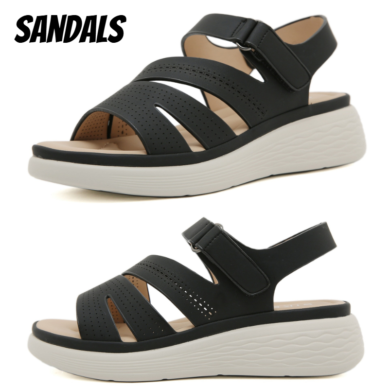 Nowe letnie damskie sandały na – Velcro Hook Loop recenzja i cena