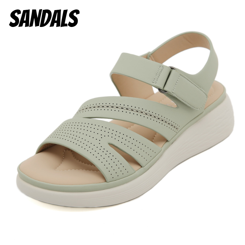 Nowe letnie damskie sandały na – Velcro Hook Loop recenzja i cena