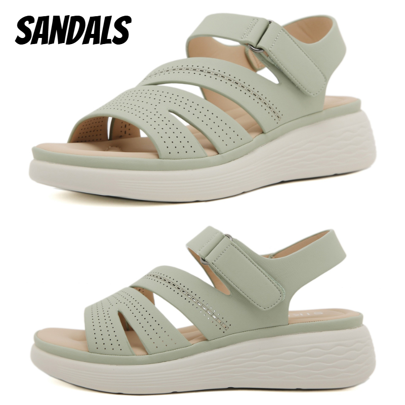 Nowe letnie damskie sandały na – Velcro Hook Loop recenzja i cena