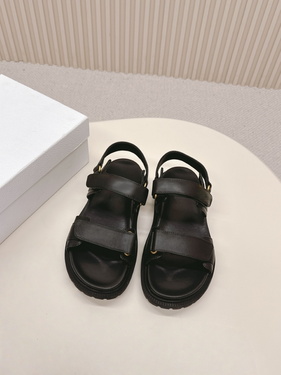 Damskie luksusowe sandały na p – Velcro Hook Loop recenzja i cena