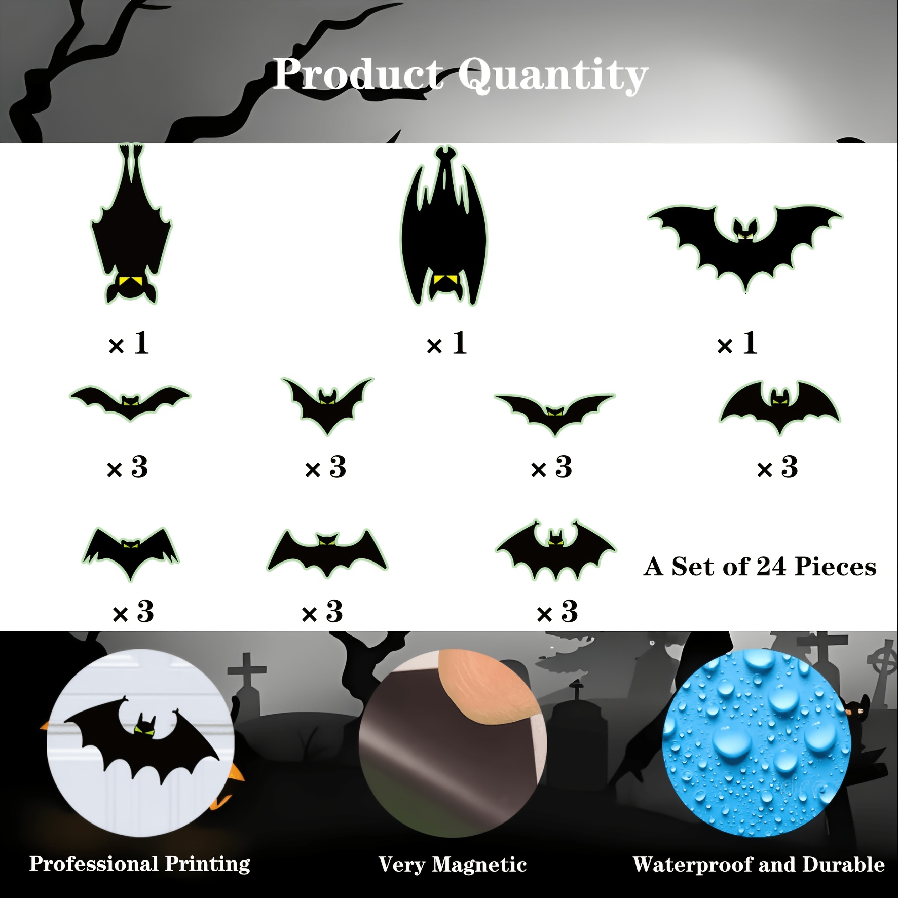 24 Magnetyczne nietoperze na H – Cosplay Bat Prop recenzja i cena